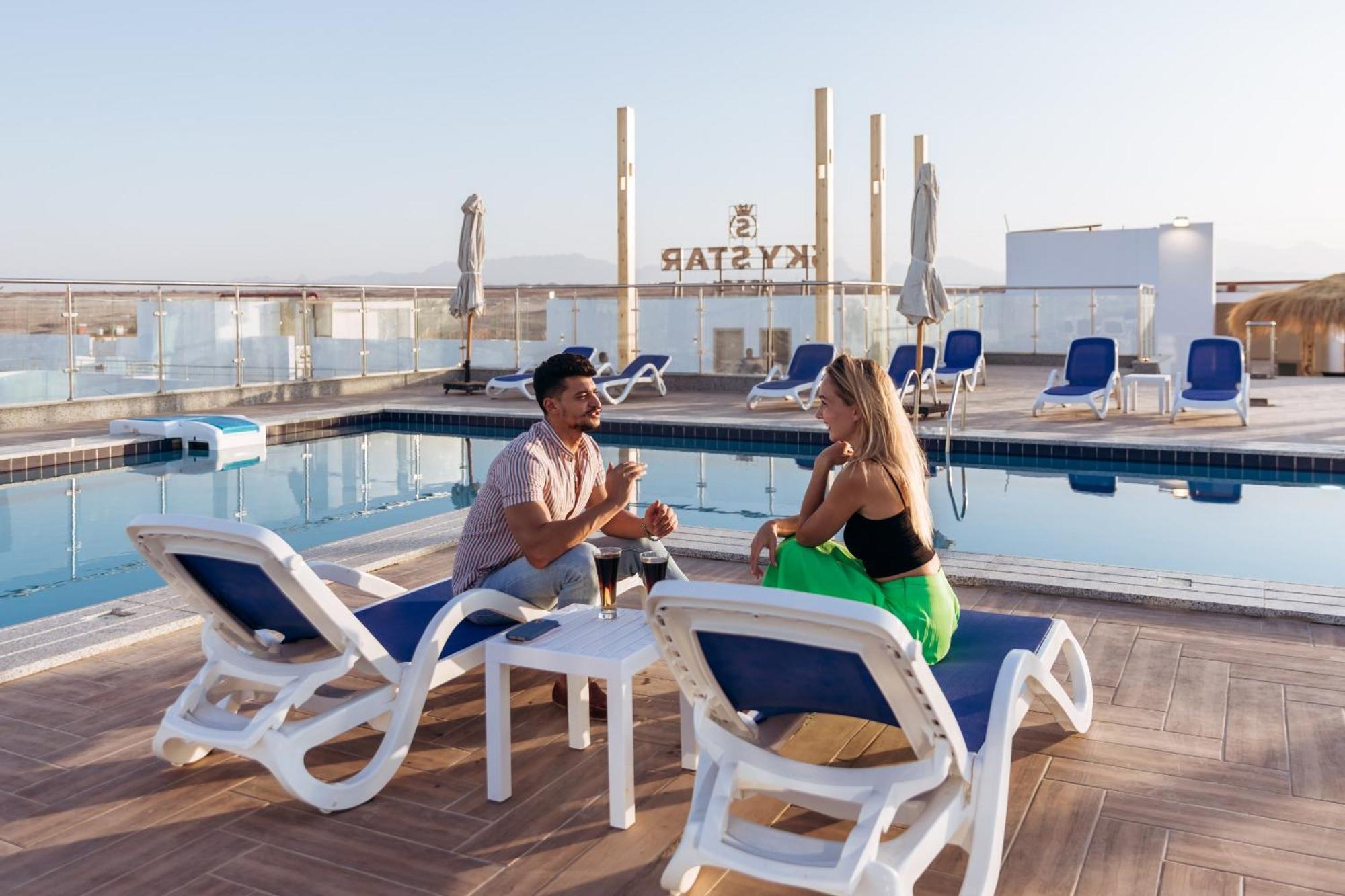 Sky Star Hotel Free Shuttle To Hurghada City Center מראה חיצוני תמונה