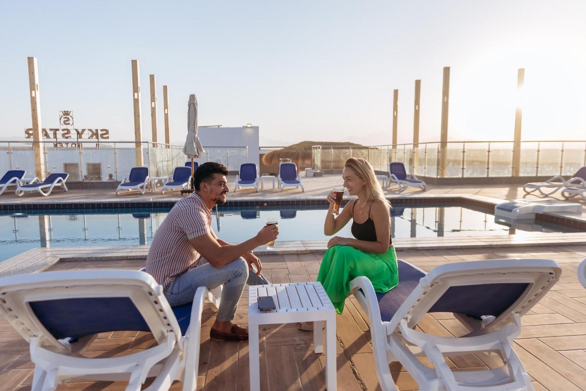 Sky Star Hotel Free Shuttle To Hurghada City Center מראה חיצוני תמונה